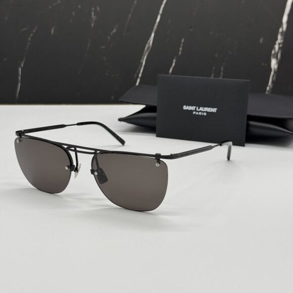 NEW SAINT LAURENT SL600 001 BLACK UNISEX SUNGLASSES SAINT LAURENT SL600 001 - Picture 2 of 14